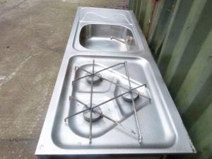Weippert Caravan Fridge Hob Sink And Drainer Combo REF WEIP